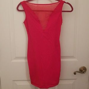 Red American apparel dress